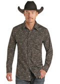 Rock & Roll Black Paisley Shirt (2161)