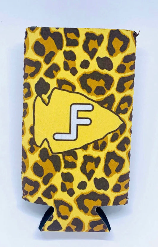 Lane Frost Cheetah Slim Koozie