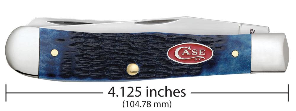 Case Rogers Jig Navy Blue Bone Trapper (07051)