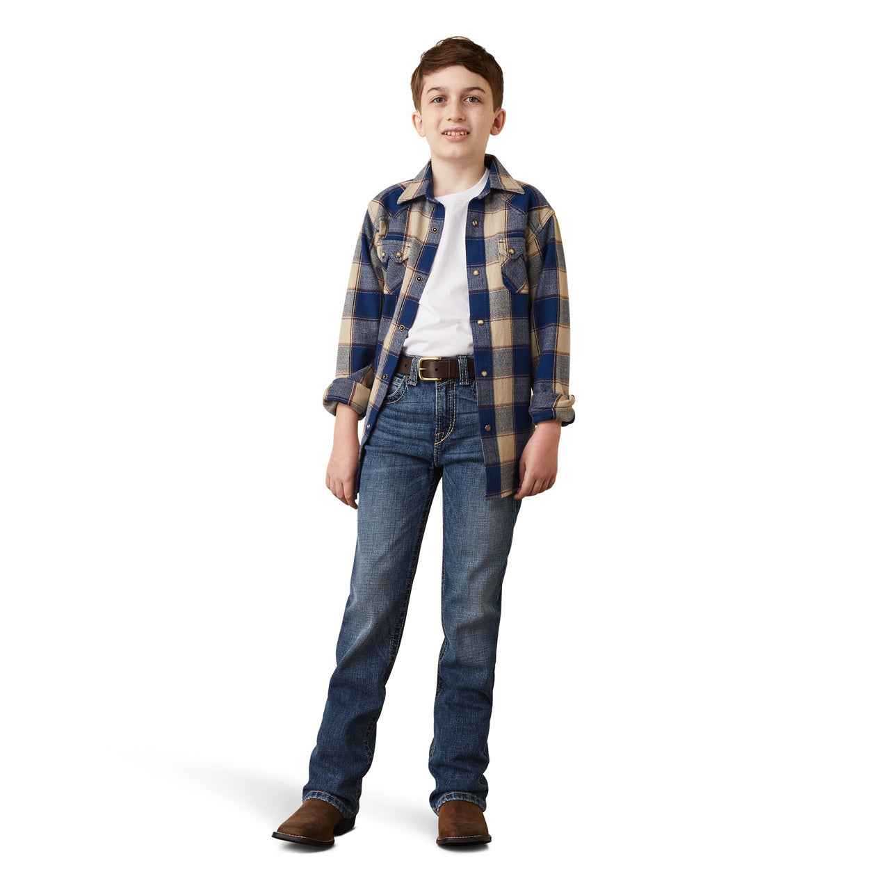 Ariat Boys B4 Relaxed Graysill Boot Cut Jean (4382)