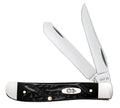 Case Jigged Rough Black Synthetic Mini Trapper