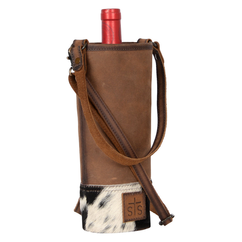 STS Cowhide Single Wine Bag (30498)