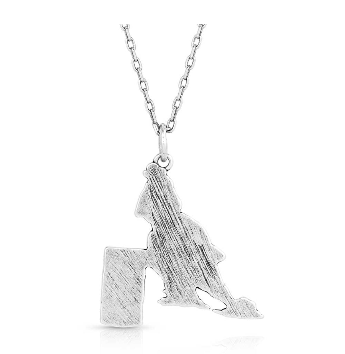 Barrel Racer Pendant Necklace (NC5660)