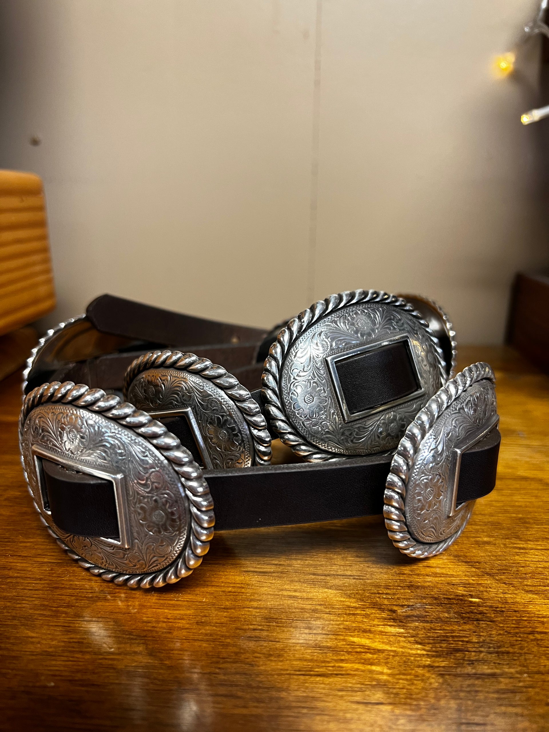 Brighton Concho Belt (5583L) – Frost Ranch Wear display picture 2