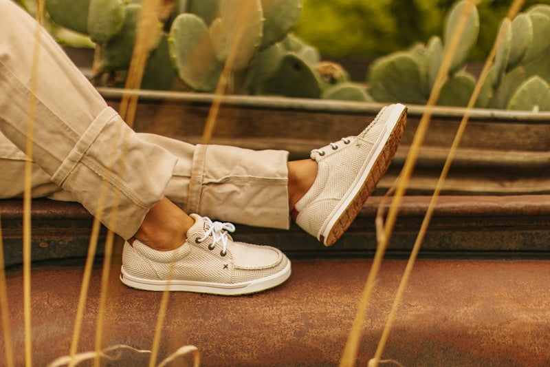 Twisted X Women’s Kicks Sand & White