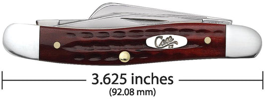 Case Pocket Worn® Corn Cob Jig Old Red Bone Medium Stockman (00786)