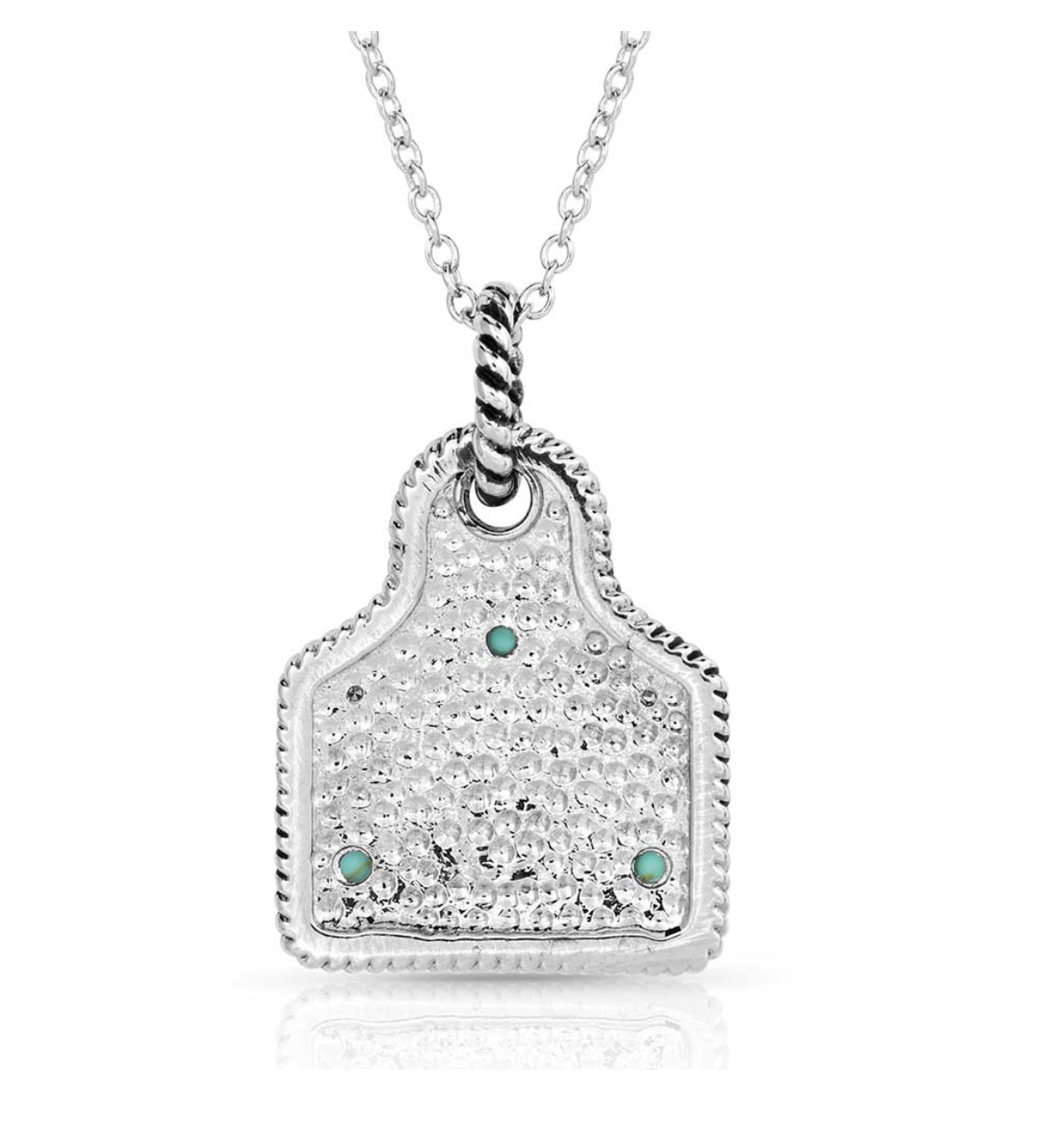 Dutton Family Y Brand Cow Tag Necklace (Yelnc5651)