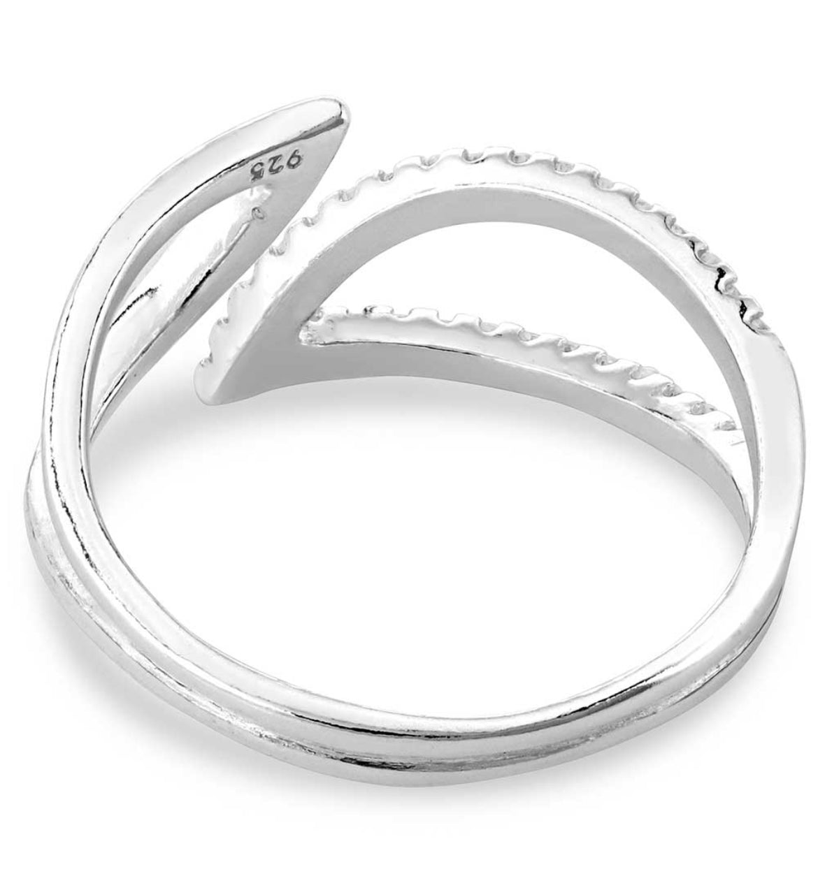 Radiant Reflections Crystal Open Ring (Rg5608)