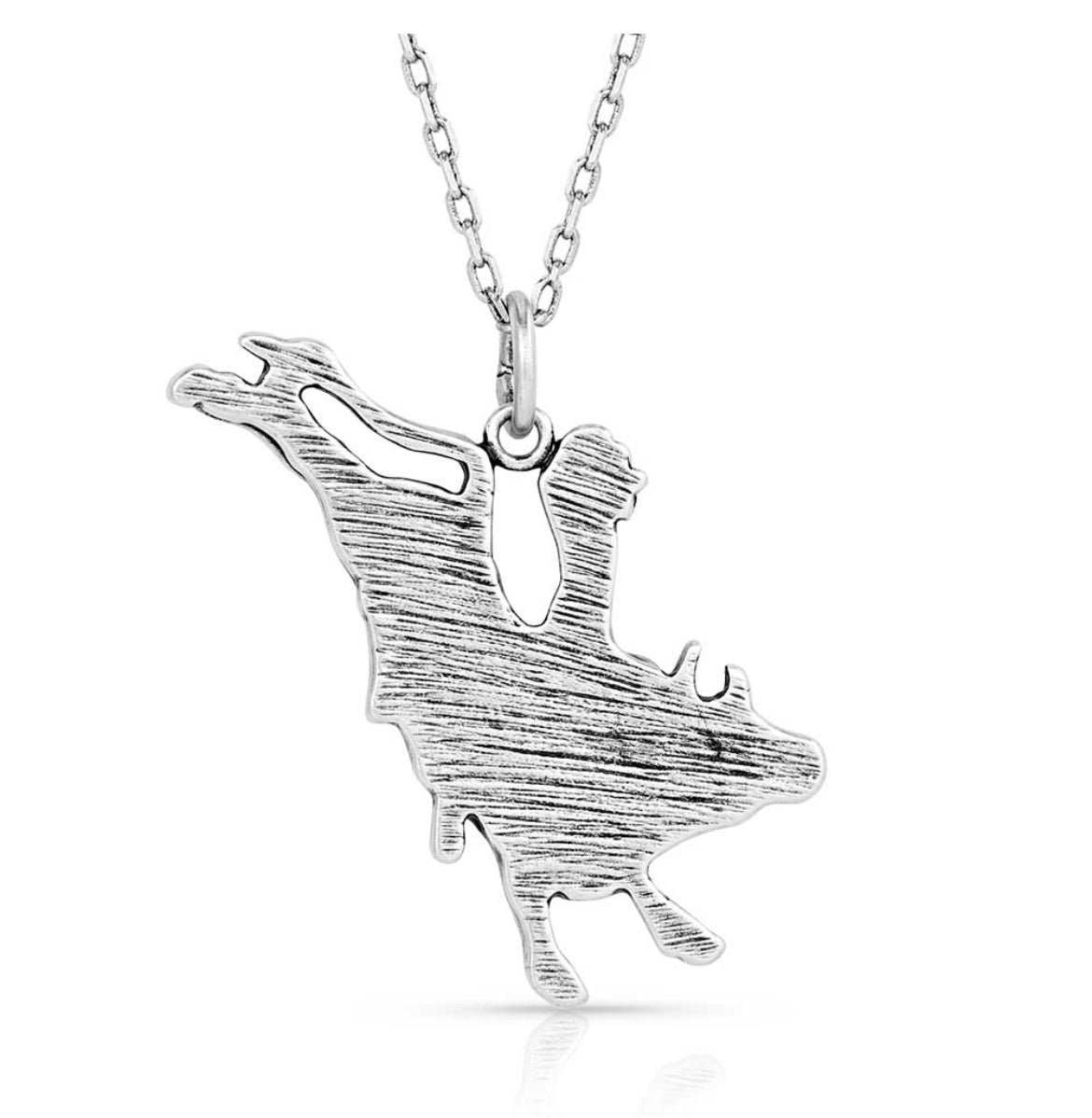 Bull Rider Pendant Necklace (NC5657)