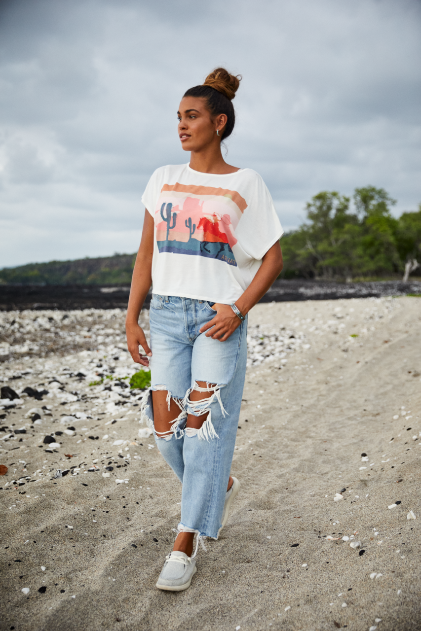 Ariat Women’s High Rise Tomboy Mykonos Jean (5187)