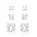 Shine Bright Triple Crystal Post Earring Set (ER5646)