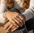 Radiant Reflections Crystal Open Ring (Rg5608)