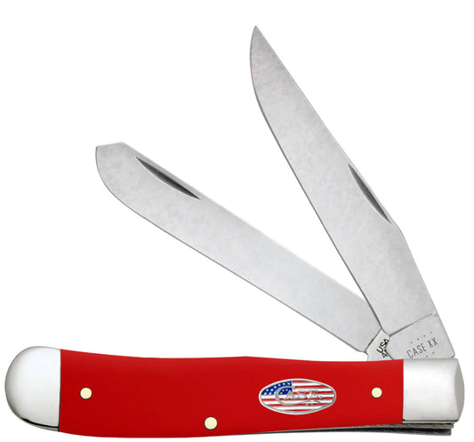 Case American Workman Smooth Red Synthetic CS Trapper (73930)