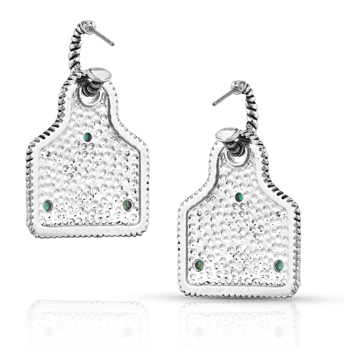 Dutton Family Y Brand Cow Tag Earrings (Yeler5651)