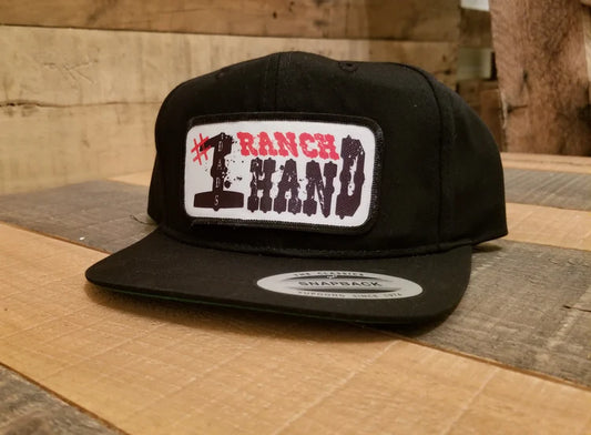 Dad's #1 Ranch Hand - Infant / Toddler Snapback Hat- Black