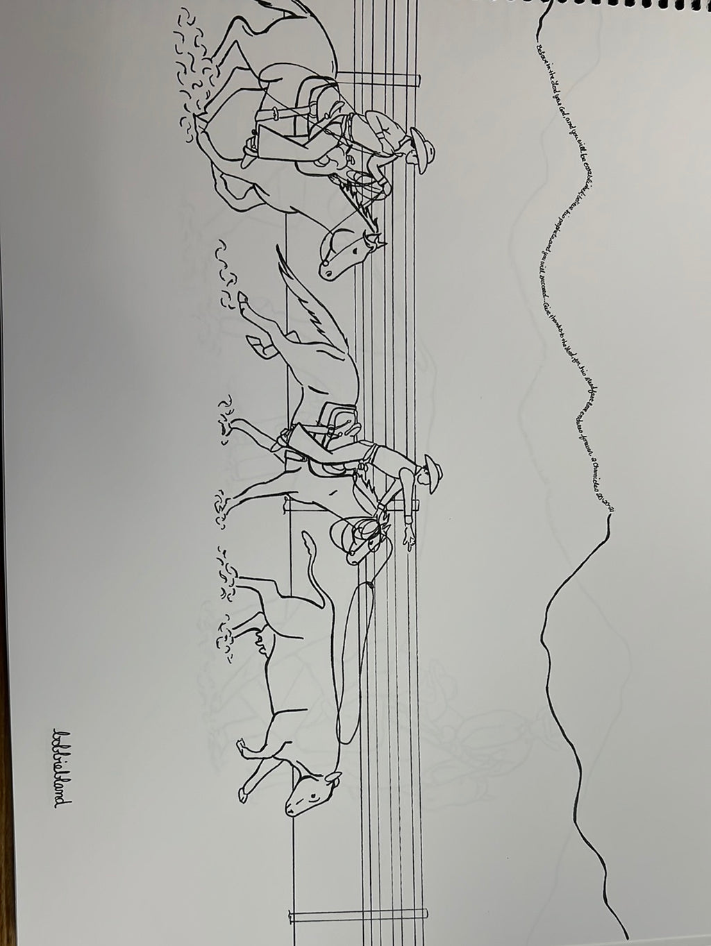 Little Punchers Coloring Book - Ranch Rodeo Edition by Bobbie Bland