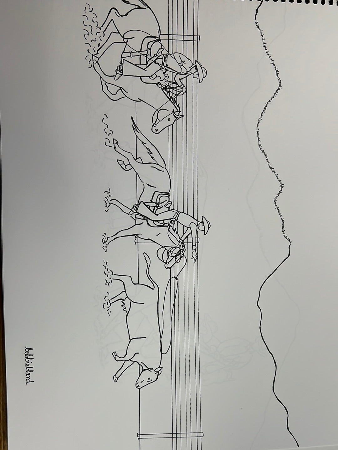 Little Punchers Coloring Book - Ranch Rodeo Edition by Bobbie Bland