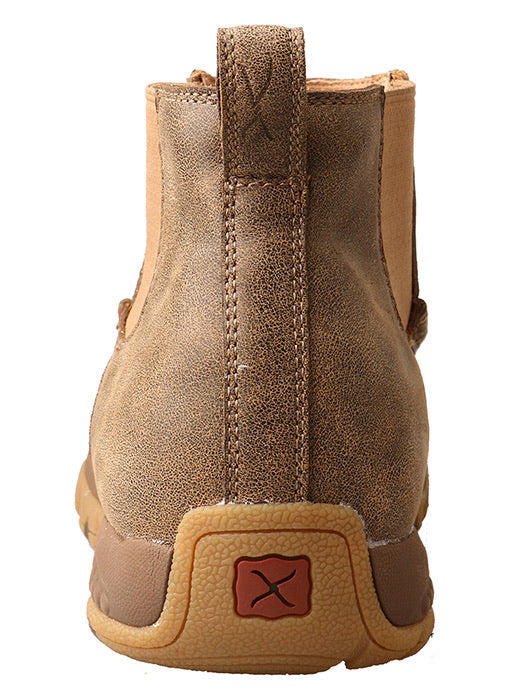 Twisted X Men’s 4″ Double Gore Driving Moc with CellStretch  (MXCG001)