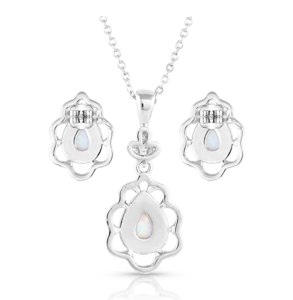 Mystic Snowdrop Opal Jewelry Set (JS5349)