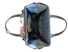 Load image into Gallery viewer, Blue Farm Print Diaper Bag
