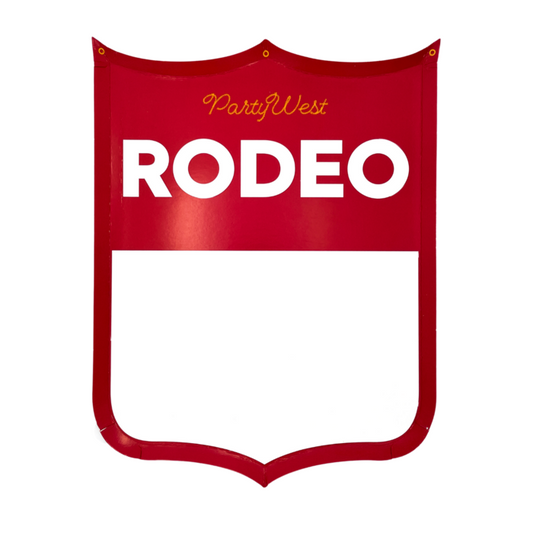 Rodeo Back Number Plates (Set of 8)