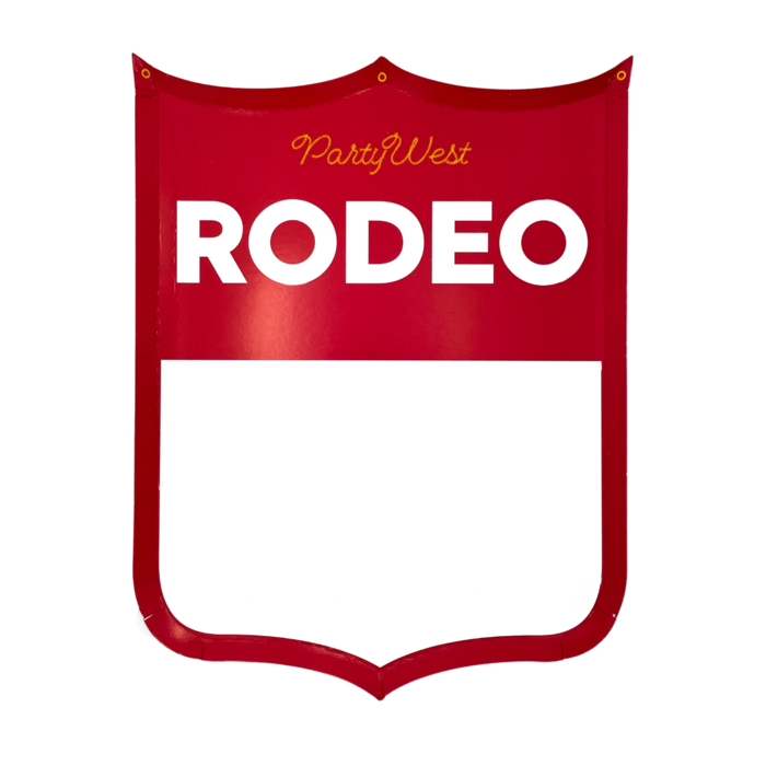 Rodeo Back Number Plates (Set of 8)