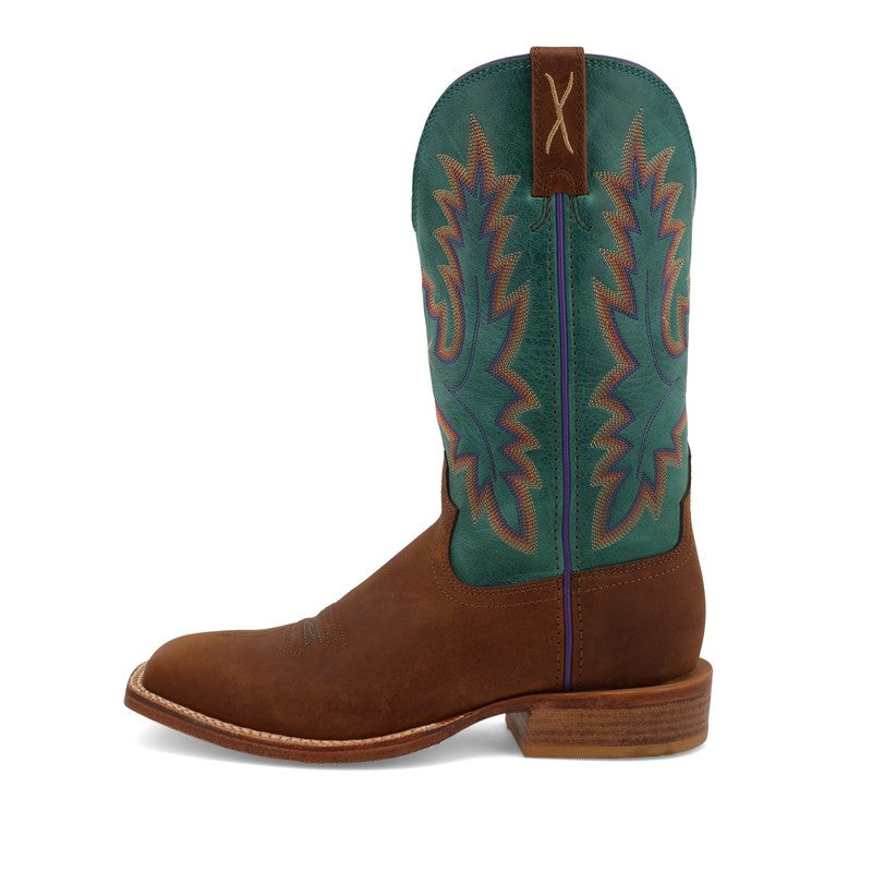 Twisted X 11" Tech X Boot - Cinnamon & Turquoise (WXTL001)