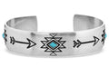Montana Silversmiths Forward Turquoise Silver Cuff (BC5034)