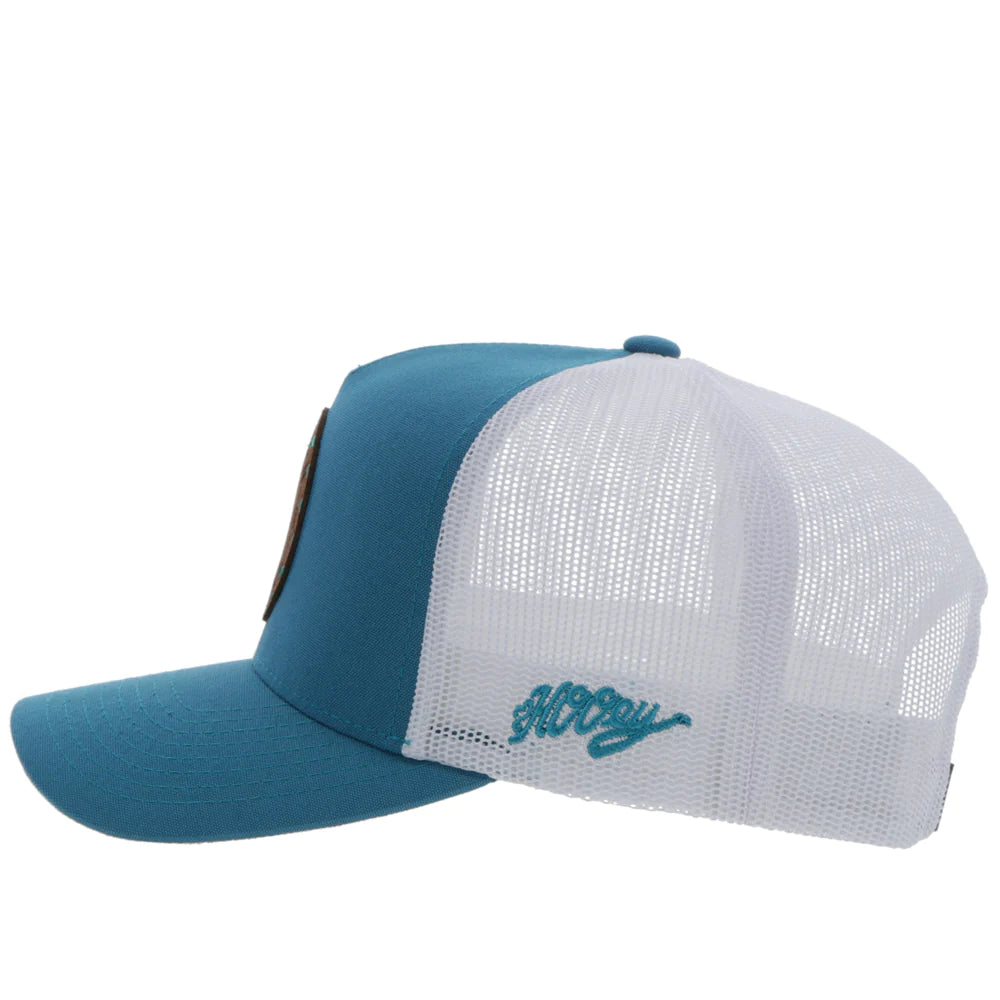 Hooey Spur Teal/White Cap