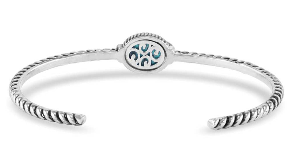 World's Feather Turquoise Cuff Bracelet