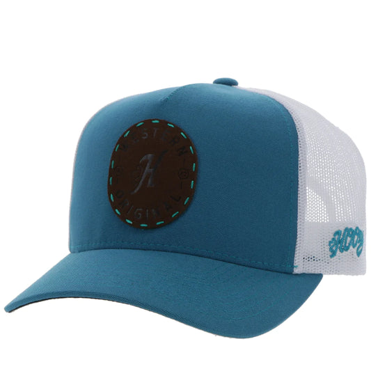 Hooey Spur Teal/White Cap