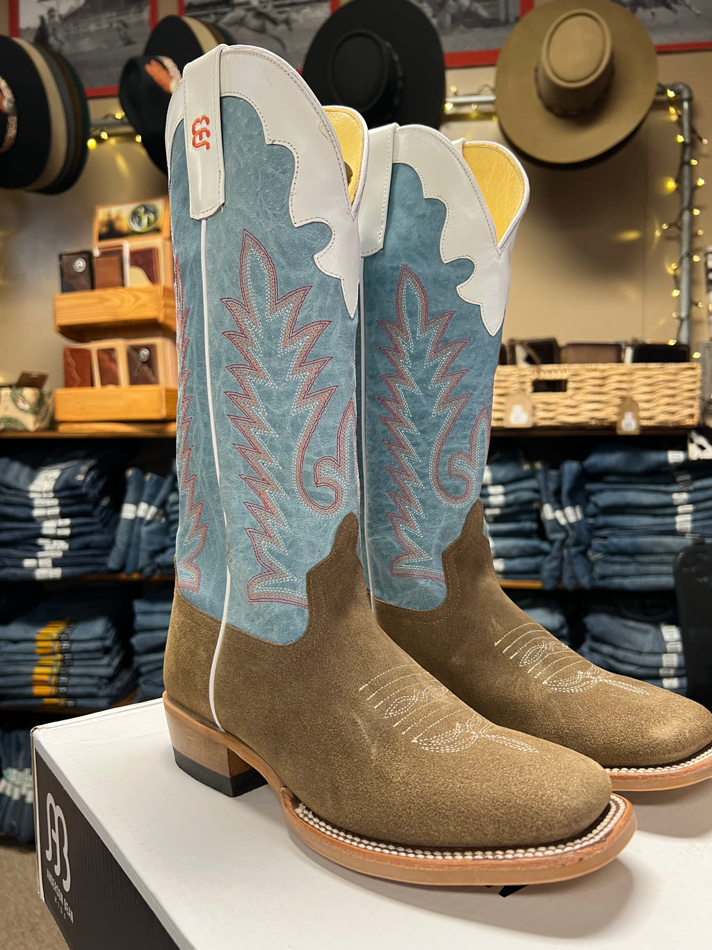 Anderson Bean Kids Coyote Sand Rough out Boots (7096)