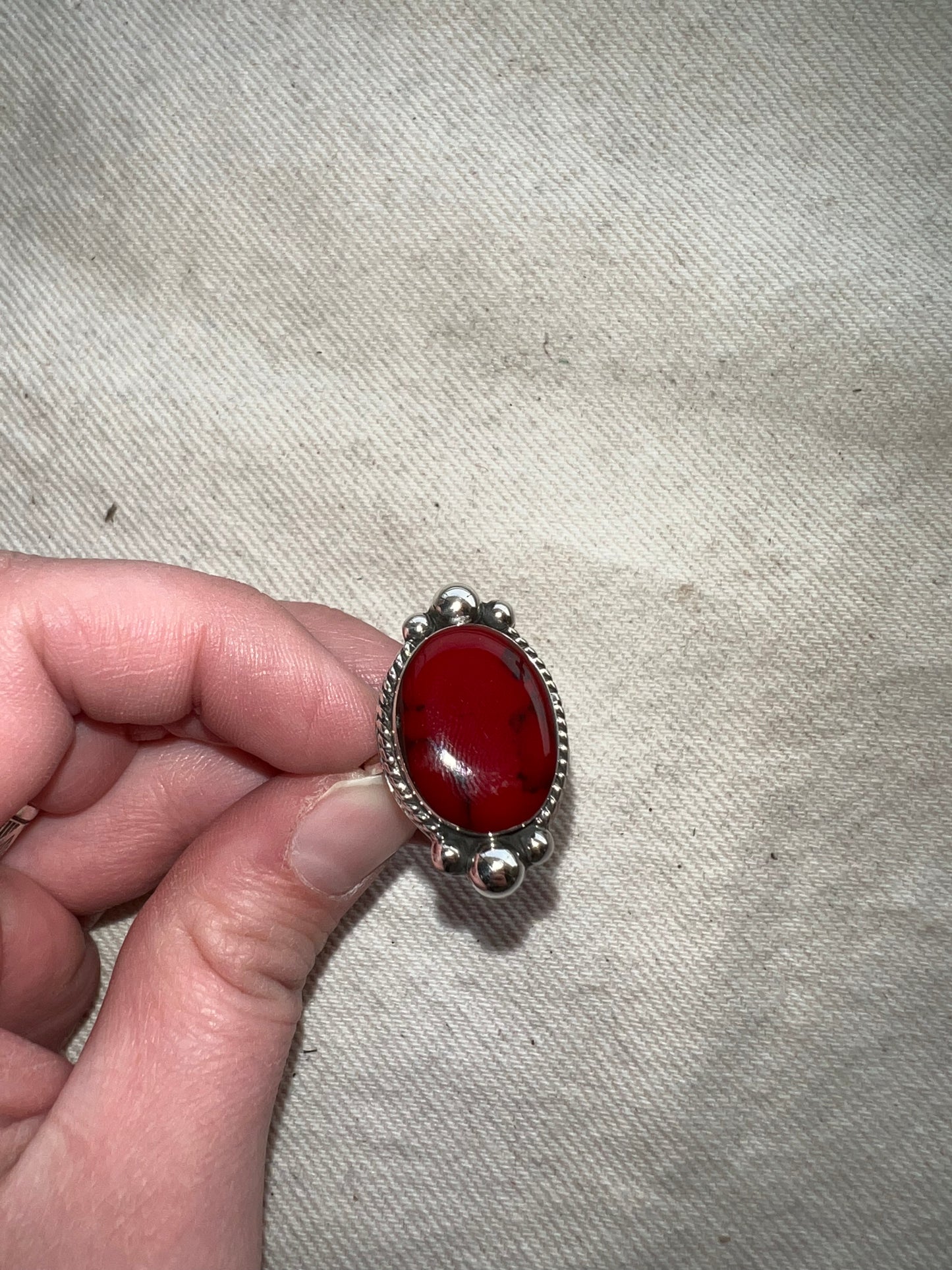 Red Jasper Ring