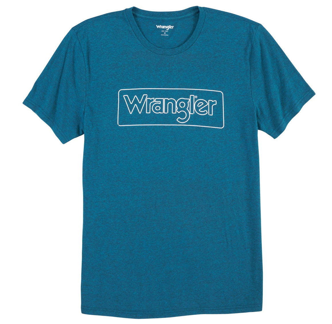 Wrangler® Short Sleeve T-Shirt - Cyan Pepper Heather