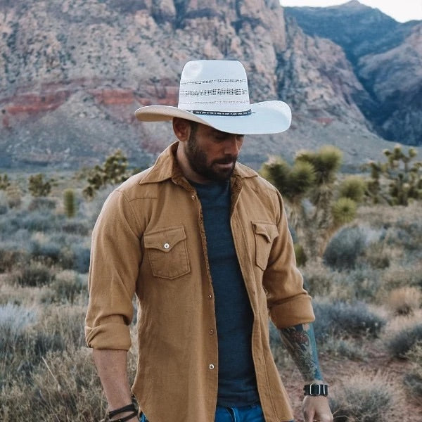 Resistol Wilshire Straw Cowboy Hat 6 7/8