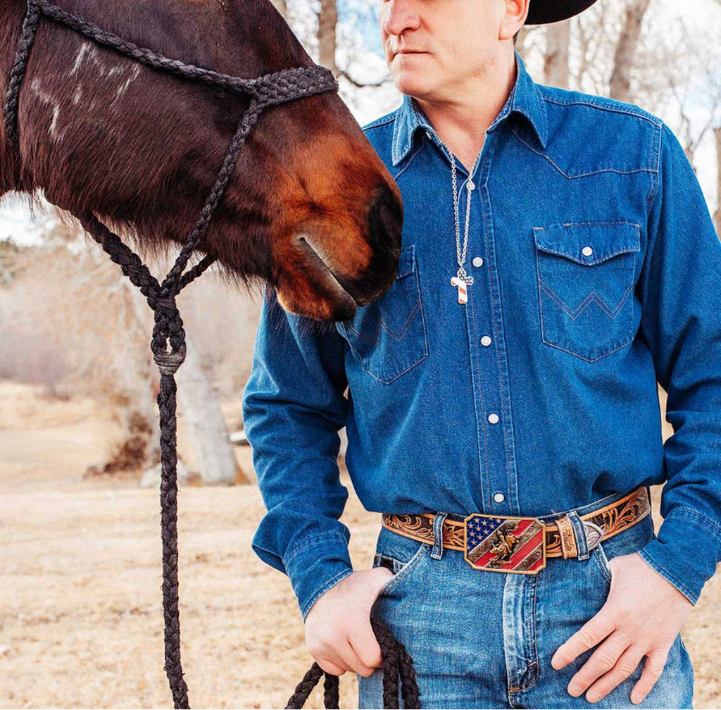 Montana Silversmiths Born In the USA Necklace