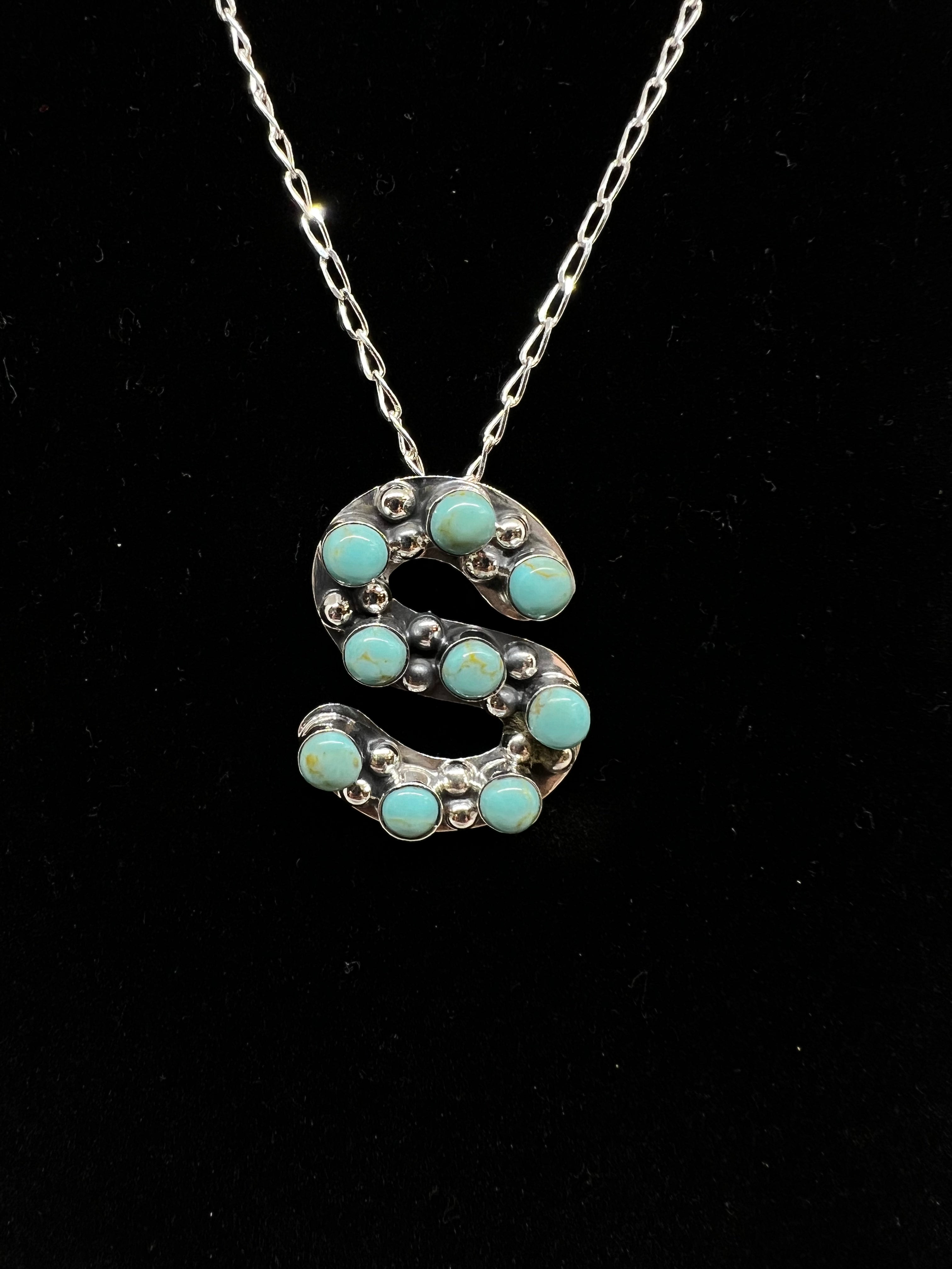 Turquoise Letters