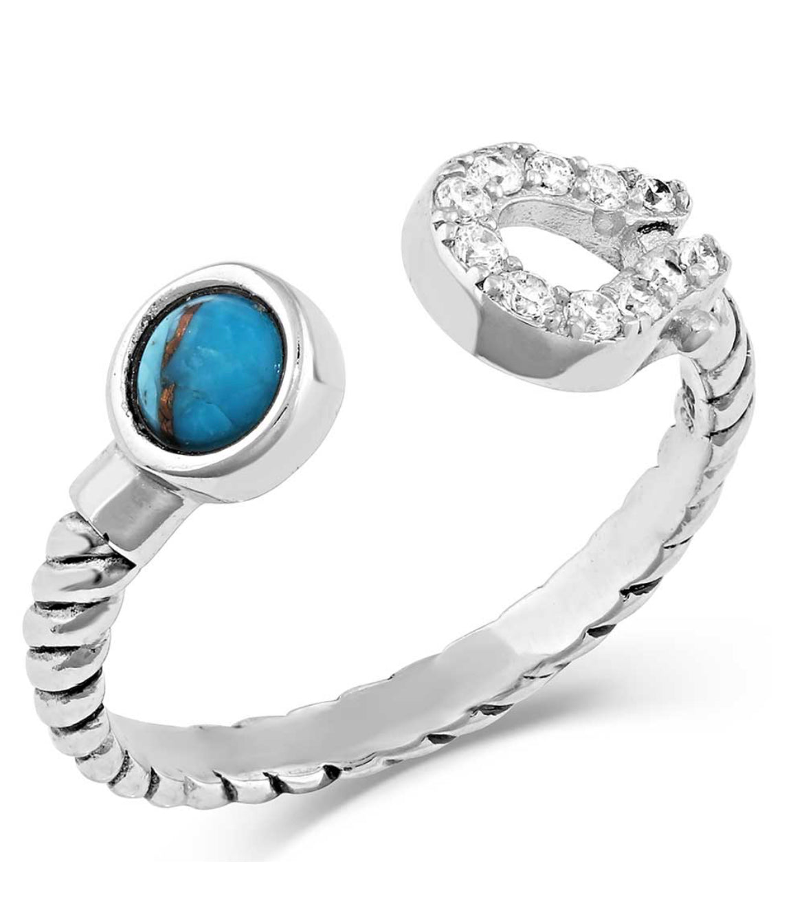 Infinite Luck Turquoise Wrap Ring