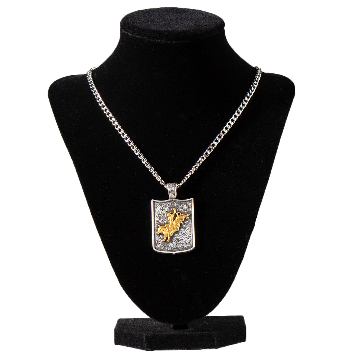 Back Number Bull Rider Necklace