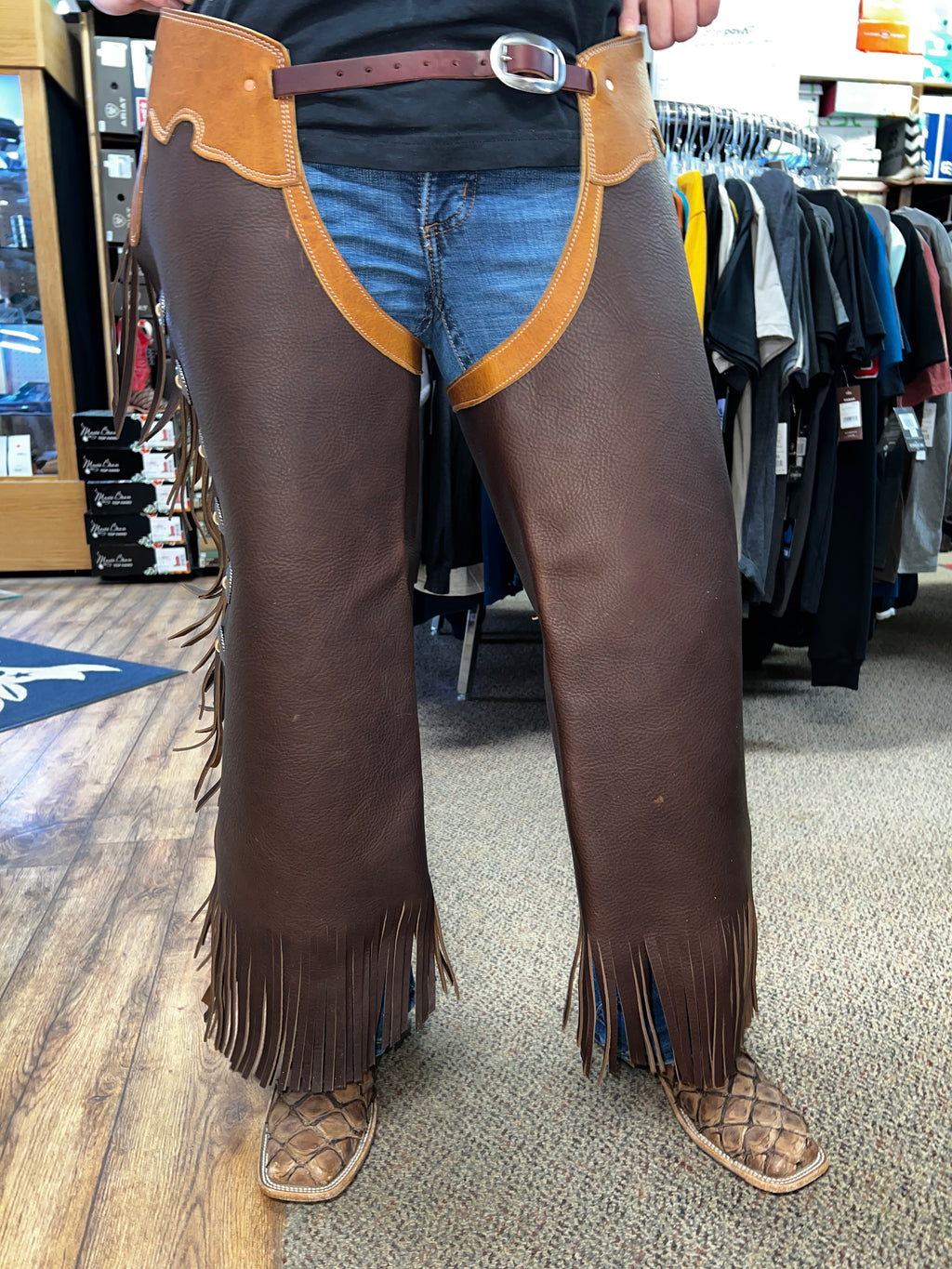 Rockin’ Y Saddlery Adult Medium Chinks