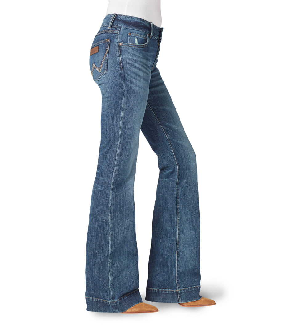 Wrangler® Retro® Mae Trouser Jean - Mid Rise - Devon