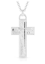Load image into Gallery viewer, Montana Silversmiths Silver Artistry Faith Necklace
