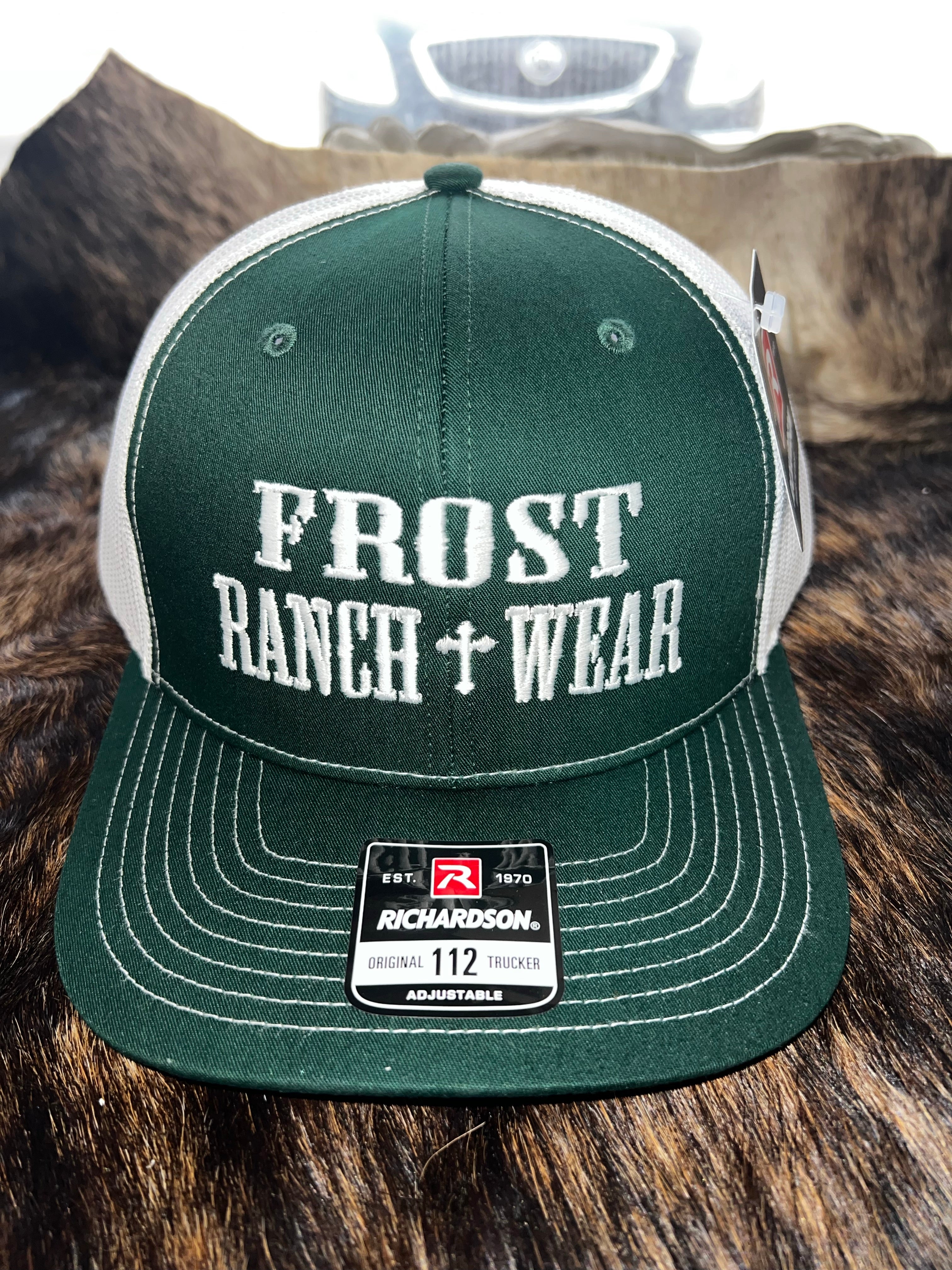 Frost Ranch Wear Embroidery Caps