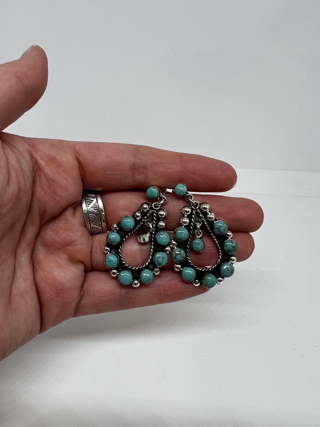 Turquoise Teardrop Earrings