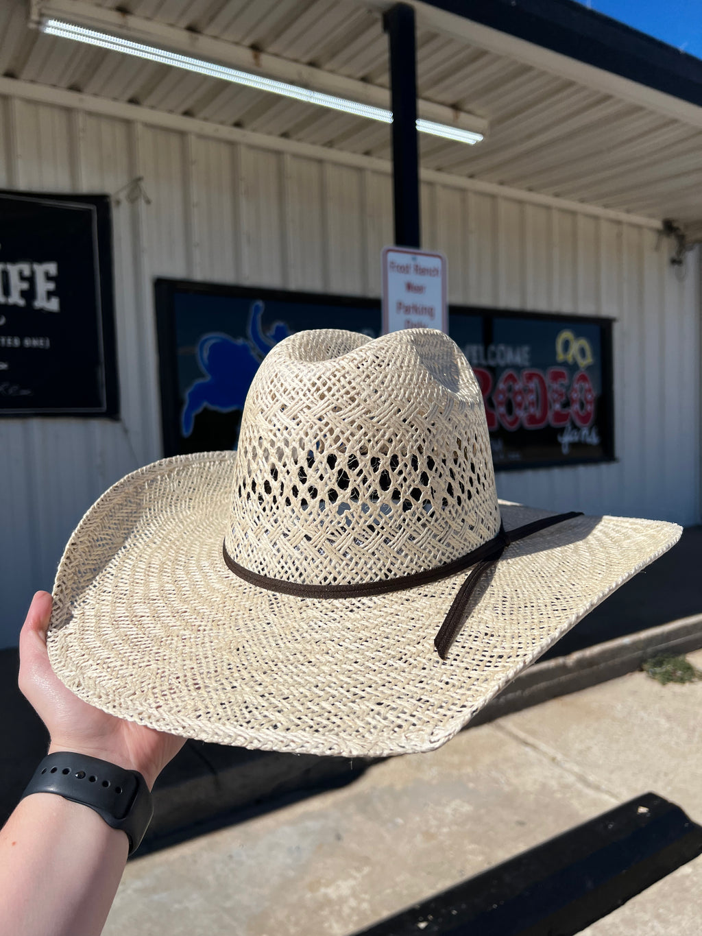 Rodeo King Quenten Jute Straw Hat