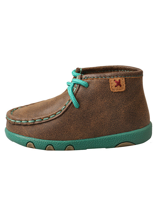 Twisted X Infant Chukka Driving Moc Bomber/Turquoise