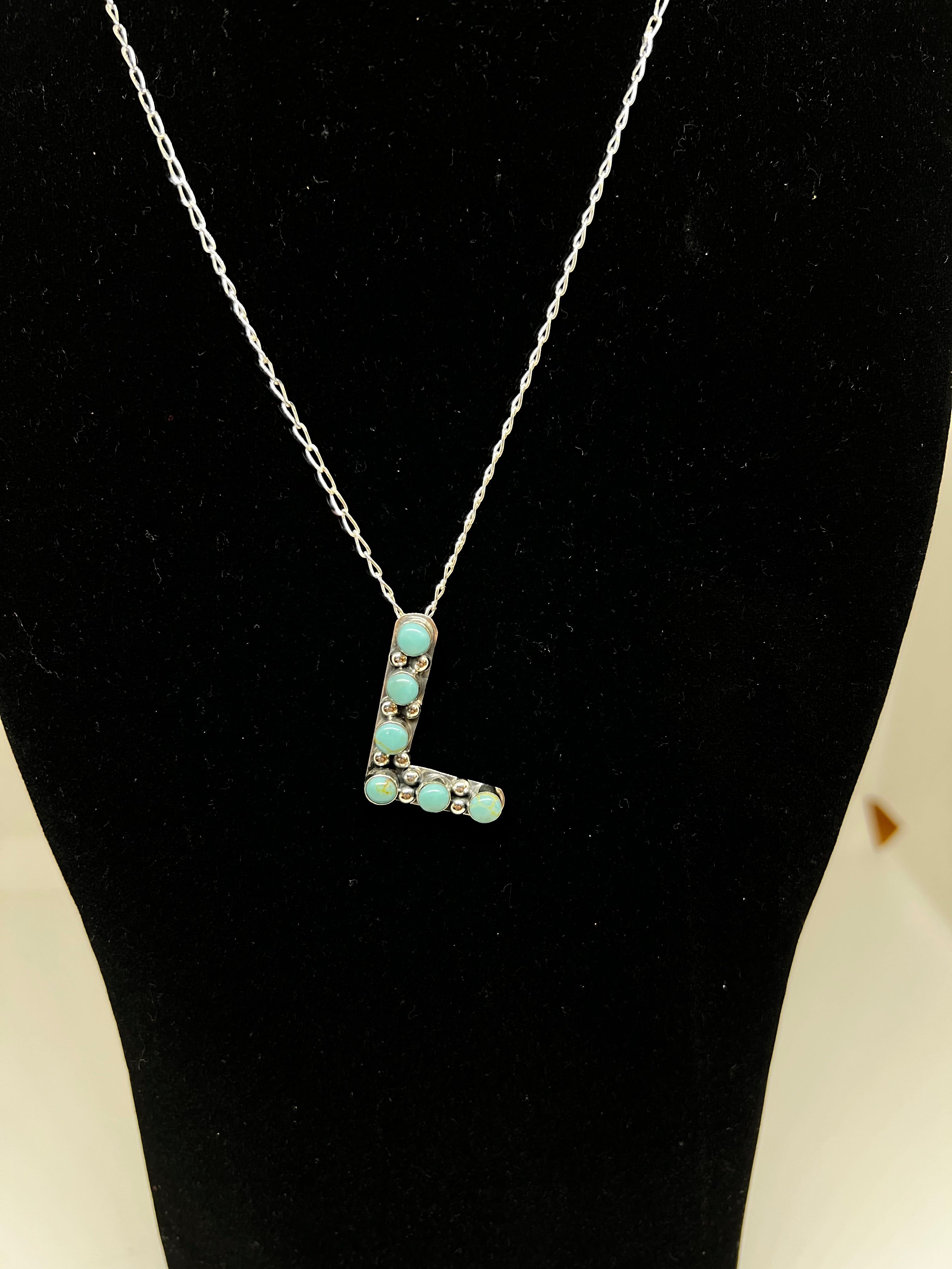 Turquoise Letters