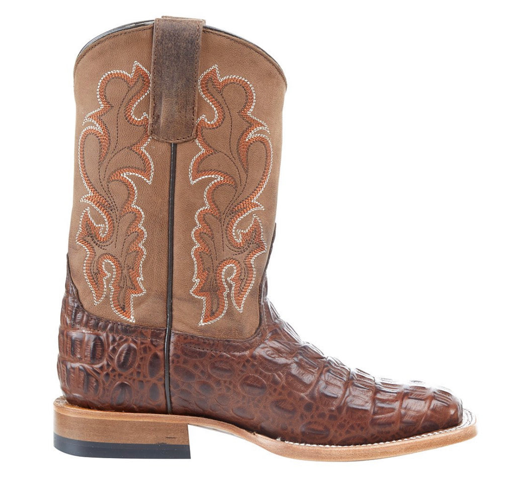 Horsepower Kids Chocolate Nile Print Boots (1070)