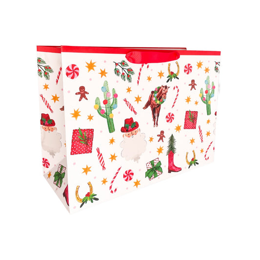 Ho Ho Howdy Large Gift Bag