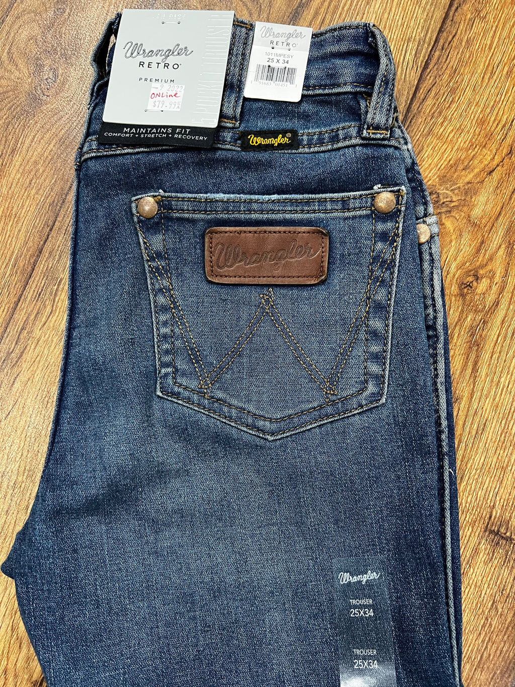 Wrangler® Retro® Premium Trouser Jean - High Rise - Shelby